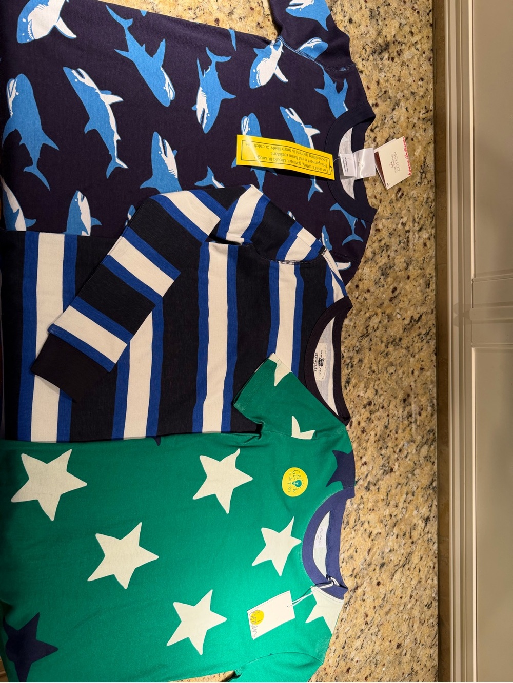 J. Crew, Mini Boden, Hannah Andersson Boys Pajama Top bundle